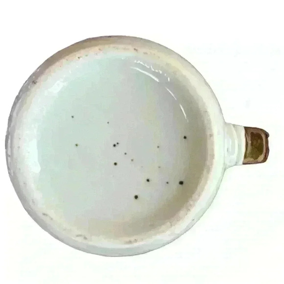 Vintage Utah souvenir speckled stoneware mug with brown luster glaze on handle - Picture 7 of 7